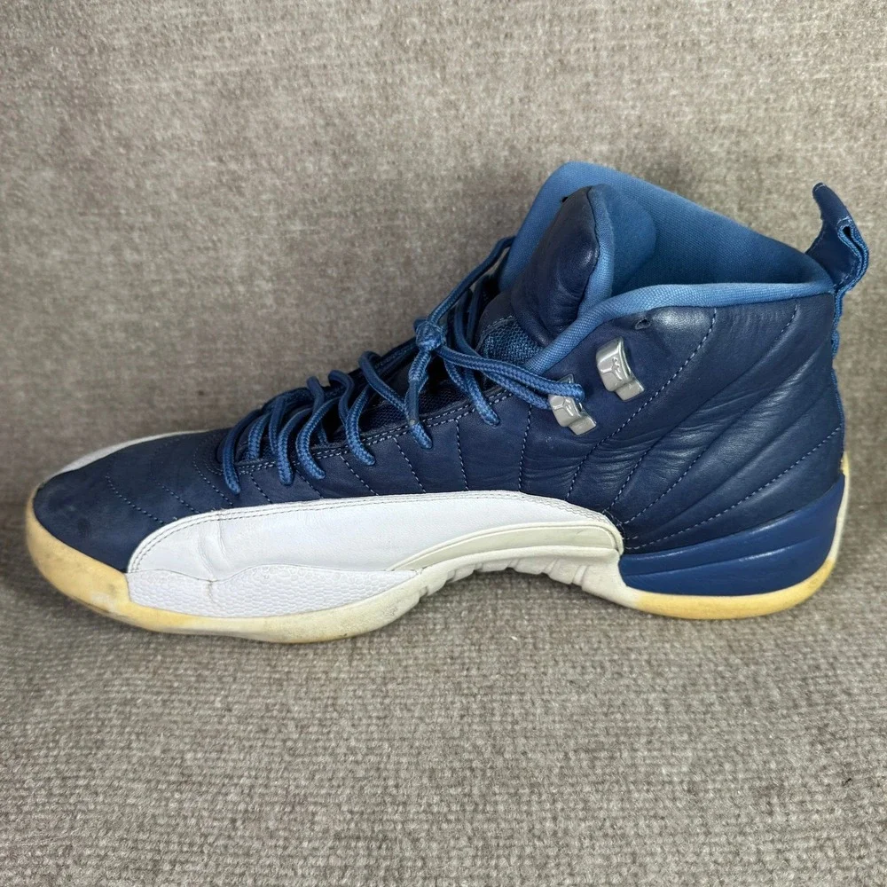 Jordan 12 Retro Obsidian 2020 Mens 13‎ Blue Indigo Stone 130690-404 Sneakers